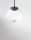 LED Hängelampe Glas 2700/3000/4000K Schwarz L:50 cm