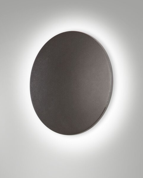 LED Wandleuchte Aluminium IP65 3000K B:24 cm blendarm