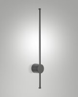 LED Wandleuchte Aluminium IP54 3000K H:65 cm indirekt