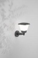 Wandleuchte Aluminium IP54 E27 Wei&szlig; blendarm...