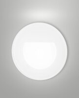 LED Einbauleuchte IP65 3000K Glas Weiß B:7,8 cm