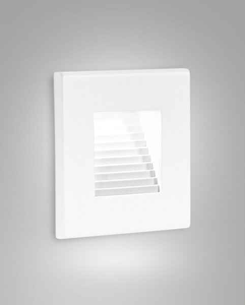 LED Einbauleuchte Aluminium IP65 3000K Glas Weiß