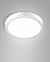 LED Deckenleuchte IP54 2700/3000/4000K Aluminium Weiß