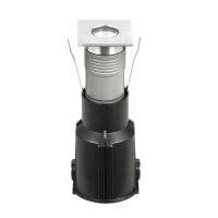 LED Einbauleuchte Edelstahl IP67 3000K B:6,6 cm