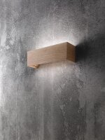 LED Wandleuchte Holz Up Down 3000K blendarm T:11 cm