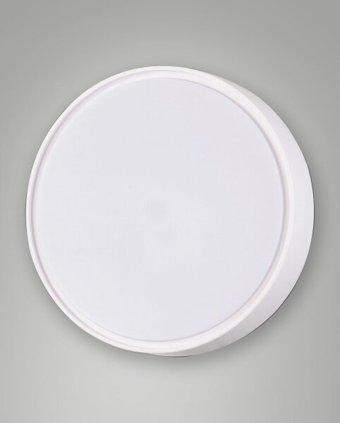LED Deckenleuchte IP65 3000K Weiß B:31 cm dekorativ