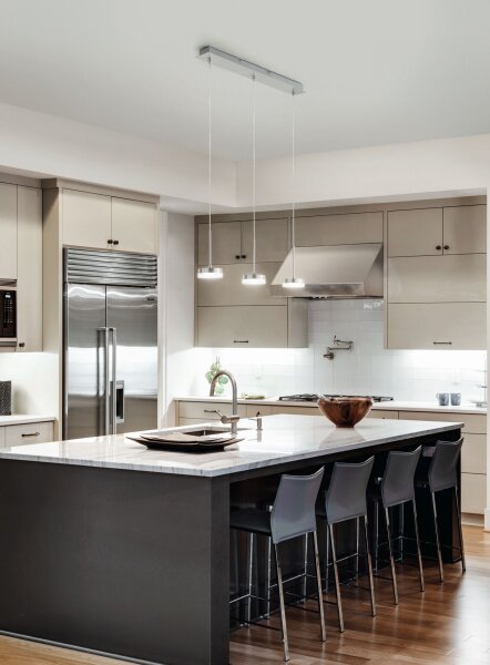 LED Hängelampe Aluminium 3000K dimmbar L:65 cm Modern