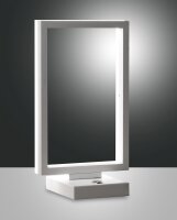 LED Tischleuchte Aluminium 3000K Weiß dimmbar H:30 cm