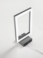 LED Tischleuchte Aluminium 3000K Anthrazit dimmbar