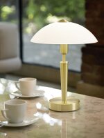 Lampe de table à intensité variable laiton...