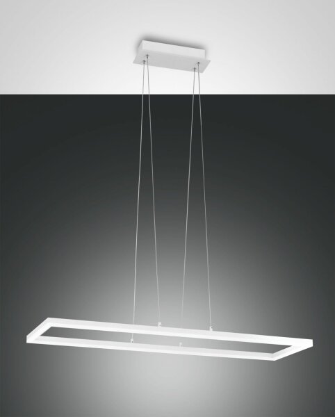 LED Hängelampe Aluminium IP40 3000K Weiß L:92 cm