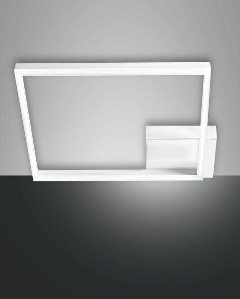 LED Deckenleuchte Aluminium 4000K Weiß dimmbar B:45 cm