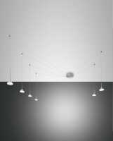 LED Hängelampe Nickel 3000K 4530 lm L:700 cm dekorativ