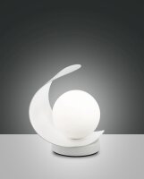 LED Tischleuchte Glas 3000K Weiß H:18 cm blendarm