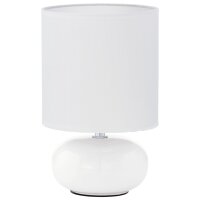 Lampe de table Trondio Blanc Ø15cm