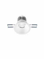 LED Einbauleuchte IP40 3000K Weiß Aluminium B:8,2 cm