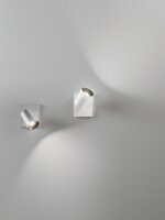 Wandspot Aluminium Weiß GU10 H:11,2 cm schwenkbar