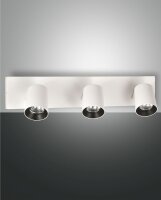 Deckenspot Aluminium Weiß GU10 L:48 cm schwenkbar