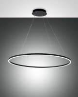 LED Pendelleuchte Schwarz 3000K rund &Oslash;100 cm 6300 lm