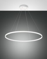 LED Pendelleuchte Wei&szlig; 3000K dimmbar &Oslash;100 cm rund