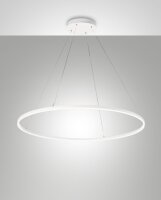 LED Hängelampe Metall Weiß 3000K dimmbar...