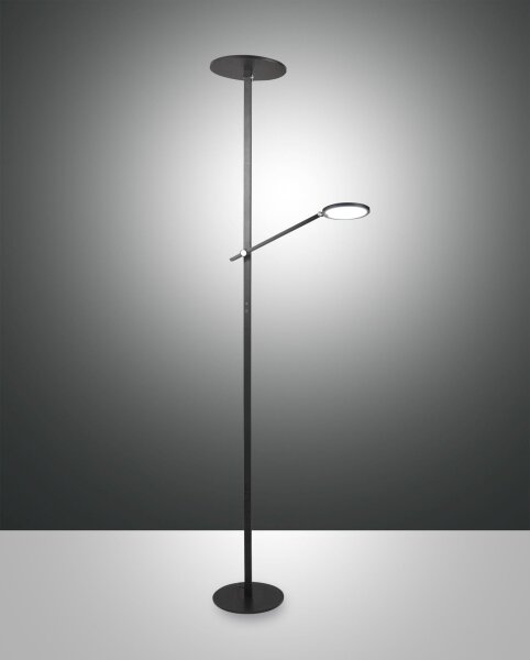 LED Stehleuchte Schwarz 3000K flexibel 179,8 cm
