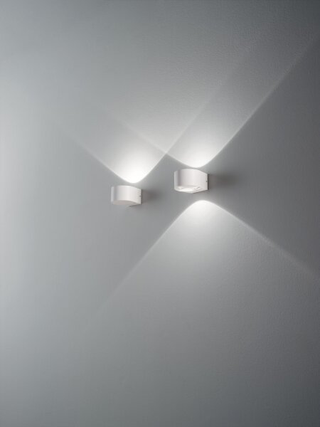 LED Wandleuchte Aluminium IP65 3000K Weiß B:12 cm
