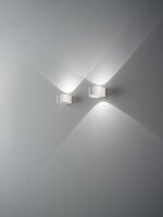 LED Wandleuchte Aluminium IP65 3000K Weiß B:12 cm
