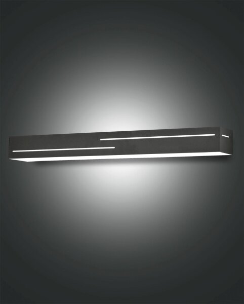 LED Wandleuchte Up Down Metall 3000K Anthrazit H:5 cm