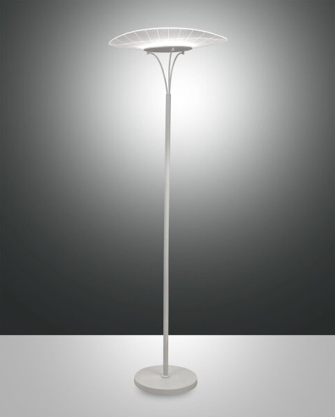 LED Stehleuchte Weiß 3000K dimmbar 2180 lm H:175 cm