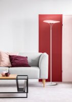 LED Stehleuchte Wei&szlig; 3000K dimmbar 2180 lm H:175 cm
