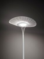 LED Stehleuchte Weiß 3000K dimmbar 2180 lm H:175 cm