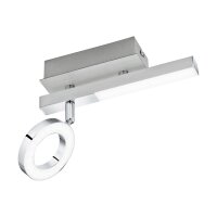 Projecteur LED en saillie Cardillio 1 chromé