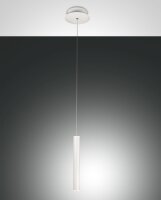 LED Pendelleuchte Weiß Metall 3000K Ø3,8 cm...