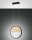 LED Pendelleuchte Holz Metall 3000K Schwarz L:40 cm