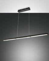 LED Hängelampe Schwarz Metall 3000K 4800 lm L:110 cm