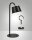 LED Akku Tischleuchte IP54 3000K Metall Schwarz 33,5 cm