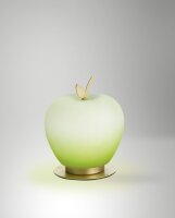 LED Tischleuchte Glas 3000K Grün 17 cm blendarm