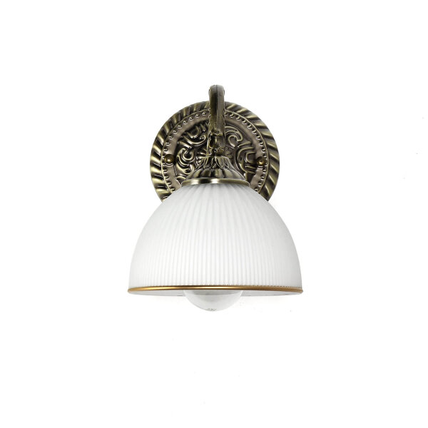 Wandleuchte Jugendstil elegant in Messing LOUIS