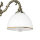 Wandleuchte Jugendstil elegant in Messing LOUIS