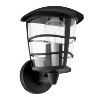 Lanterne murale dextérieur Pied Aloria Noir