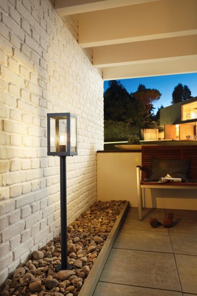 Lampe dextérieur design Alamonte 1 Noir