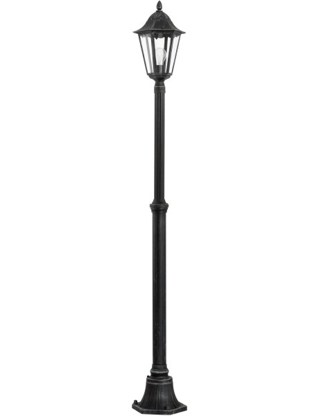 Lampe dextérieur sur pied Navedo patine argentée