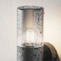 Up Down Wandlampe Aluminium Glas IP54 E27 blendarm