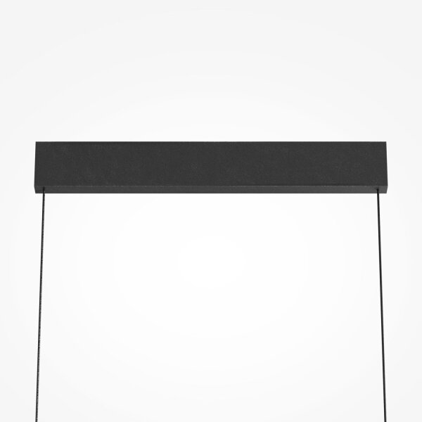 LED Hängelampe Metall Schwarz Weiß 60 cm 3000 K Up Down