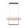 LED Hängelampe Metall Schwarz Weiß 60 cm 3000 K Up Down