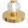 Stilvolle LED Tischlampe Glas Gold 45,2 cm 10 W 3000 K