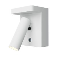 LED Wandspot dimmbar H:11 cm 2700 K induktiv flexibel
