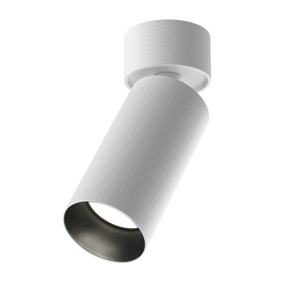 Flexibler Deckenstrahler Aluminium Weiß GU10 B:5,4 cm