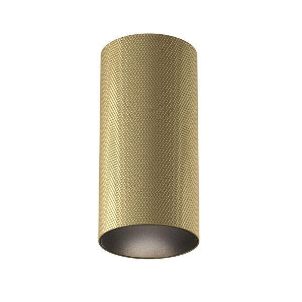 Deckenstrahler Aluminium Gold Ø5,4 cm GU10 Aufbau